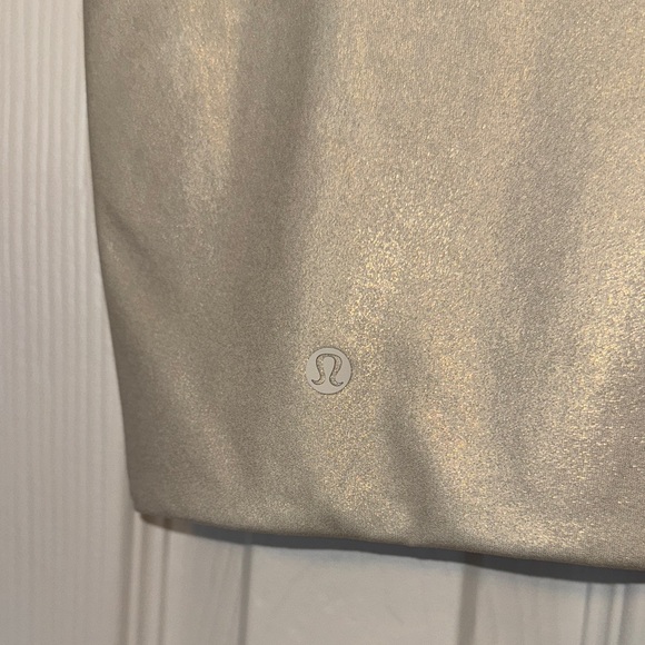 Lululemon Wundermost Ultra-Soft Nulu crewneck cropped t-shirt - shine - Picture 12 of 13